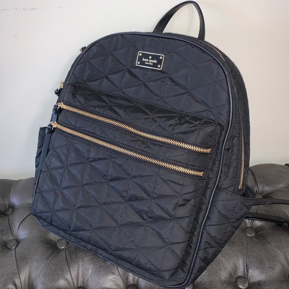 Kate Spade NEW Nylon Quilted Laptop Backpack